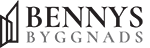 LOGO Bennys Byggnads sticky
